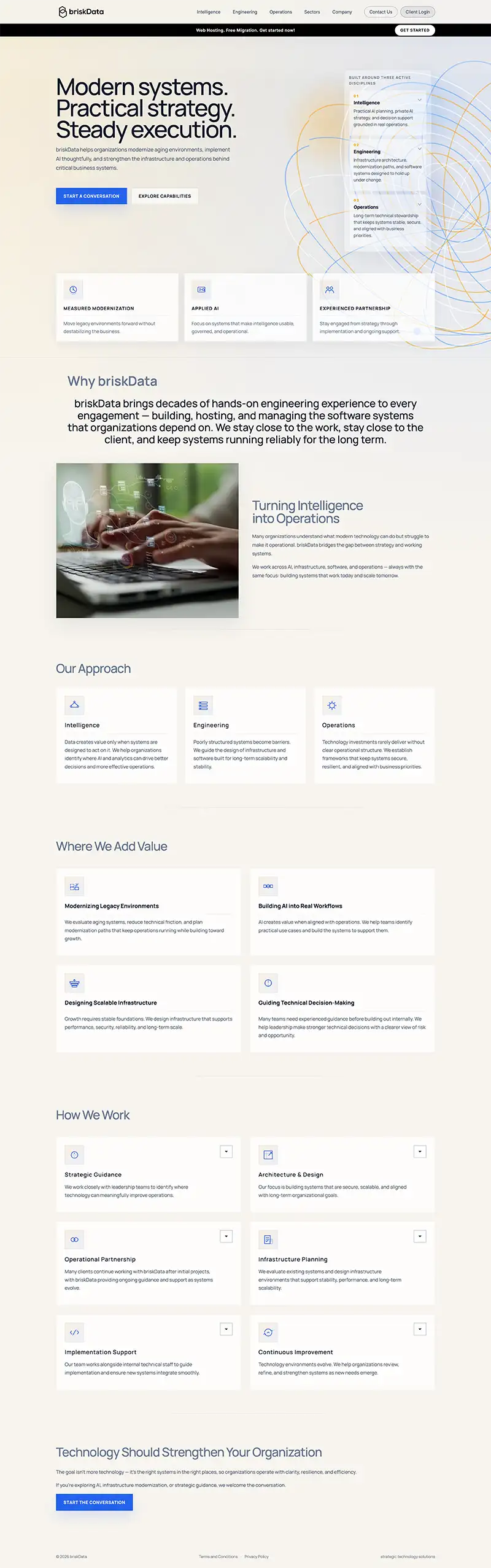 briskData.com website screenshot