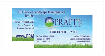 business-cards-pratts-landscaping