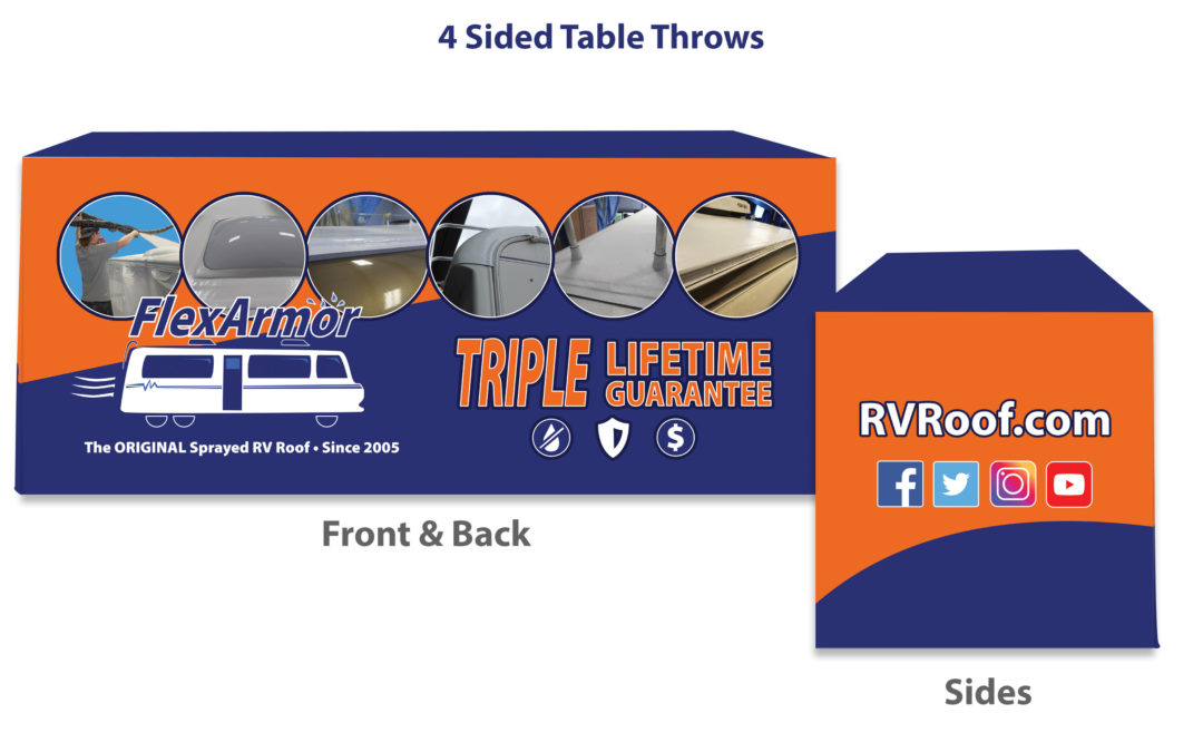 Client Projects: Trade Show Table Cover