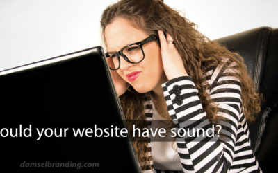 Should you use sound on your website right away?